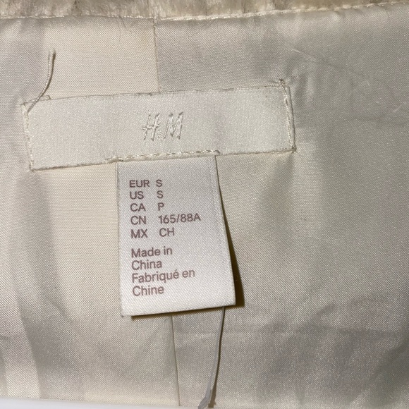 White Faux fur coat - Picture 4 of 4